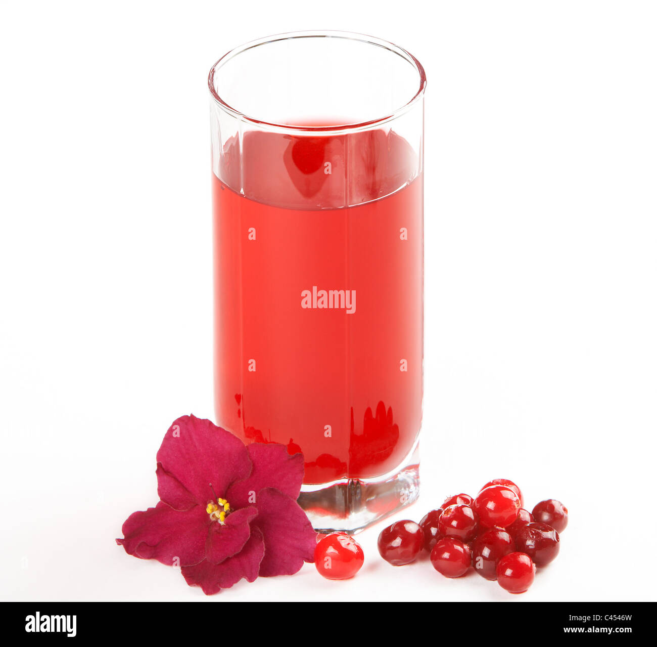 Cranberry juice Stock Photo Alamy