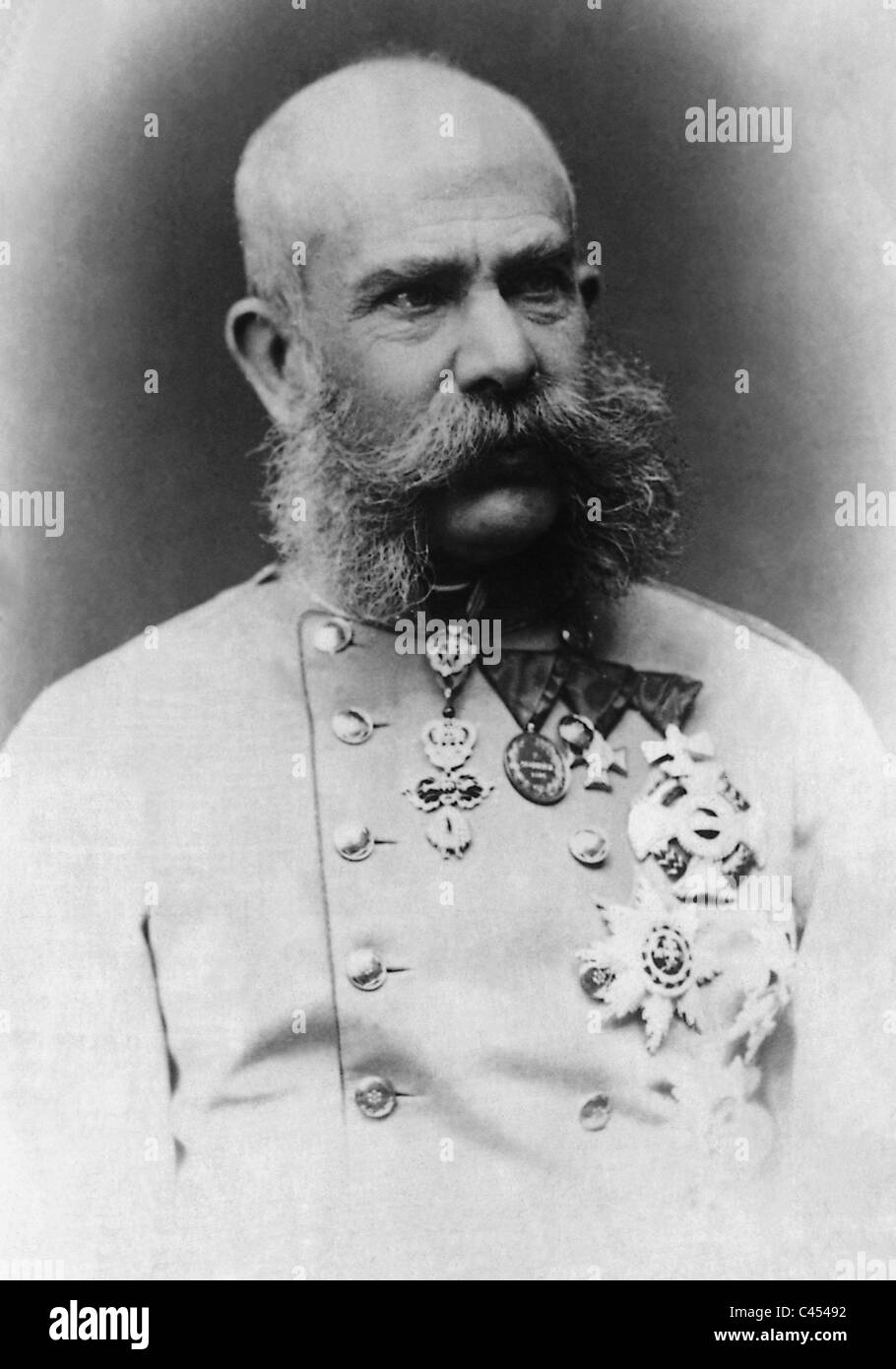 Emperor Franz Joseph I of Austria, 1888 Stock Photo
