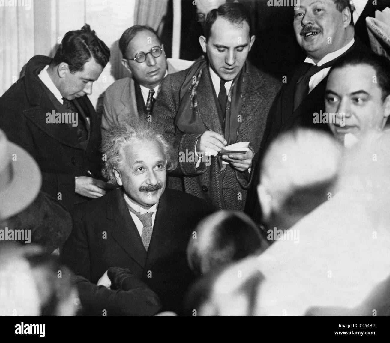 Albert Einstein in New York, 1930 Stock Photo Alamy