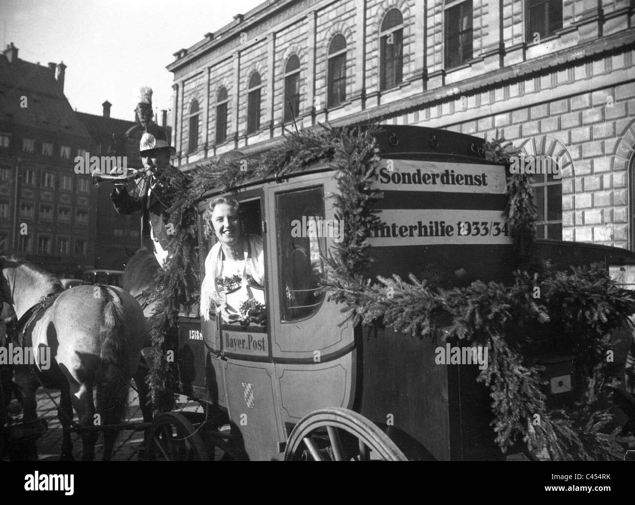 Winter Relief Program 1933-1934 Stock Photo