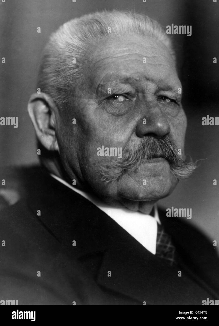 Paul von Hindenburg, 1930 Stock Photo