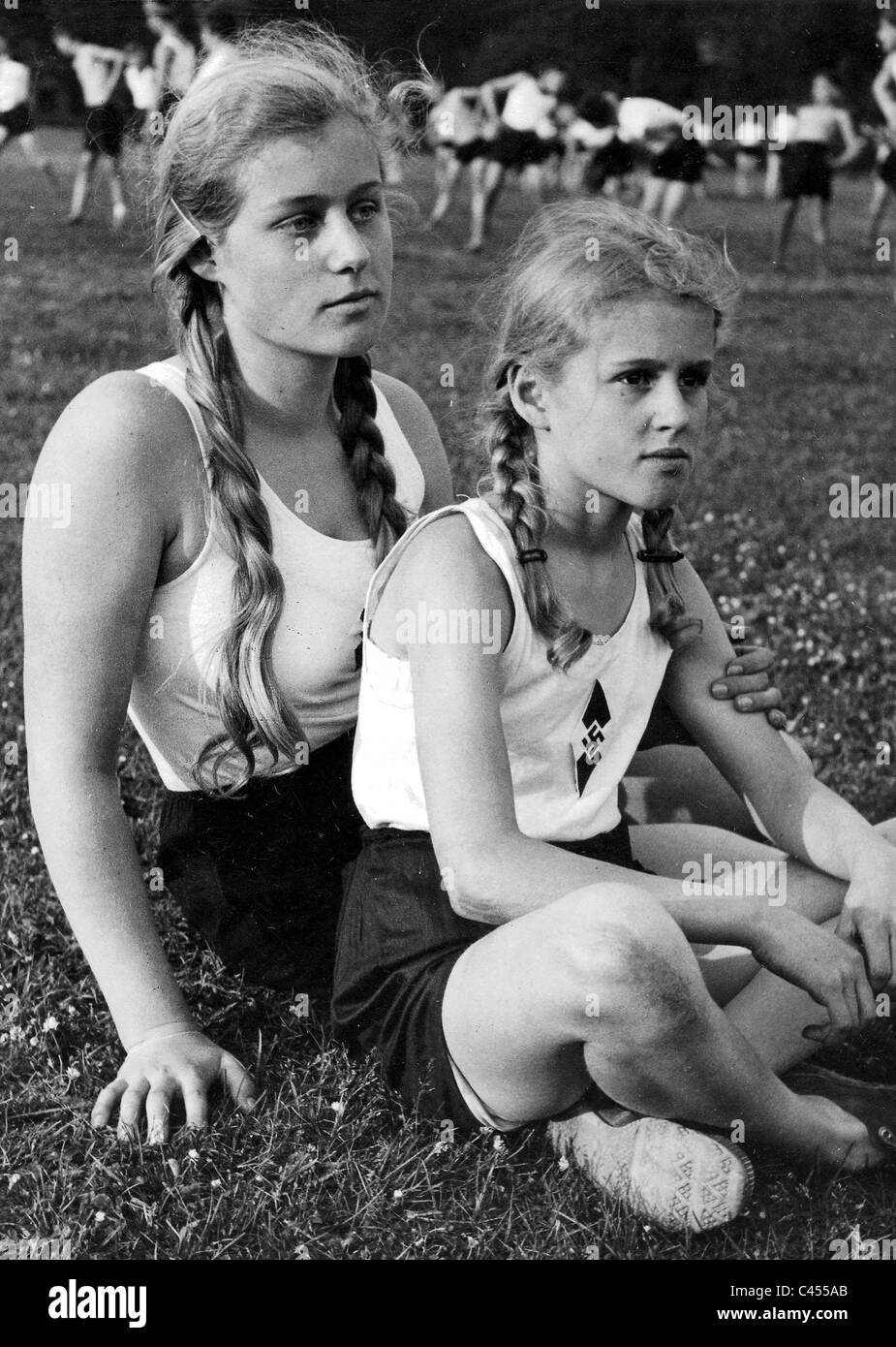 BDM girls on a sports festival Stock Photo