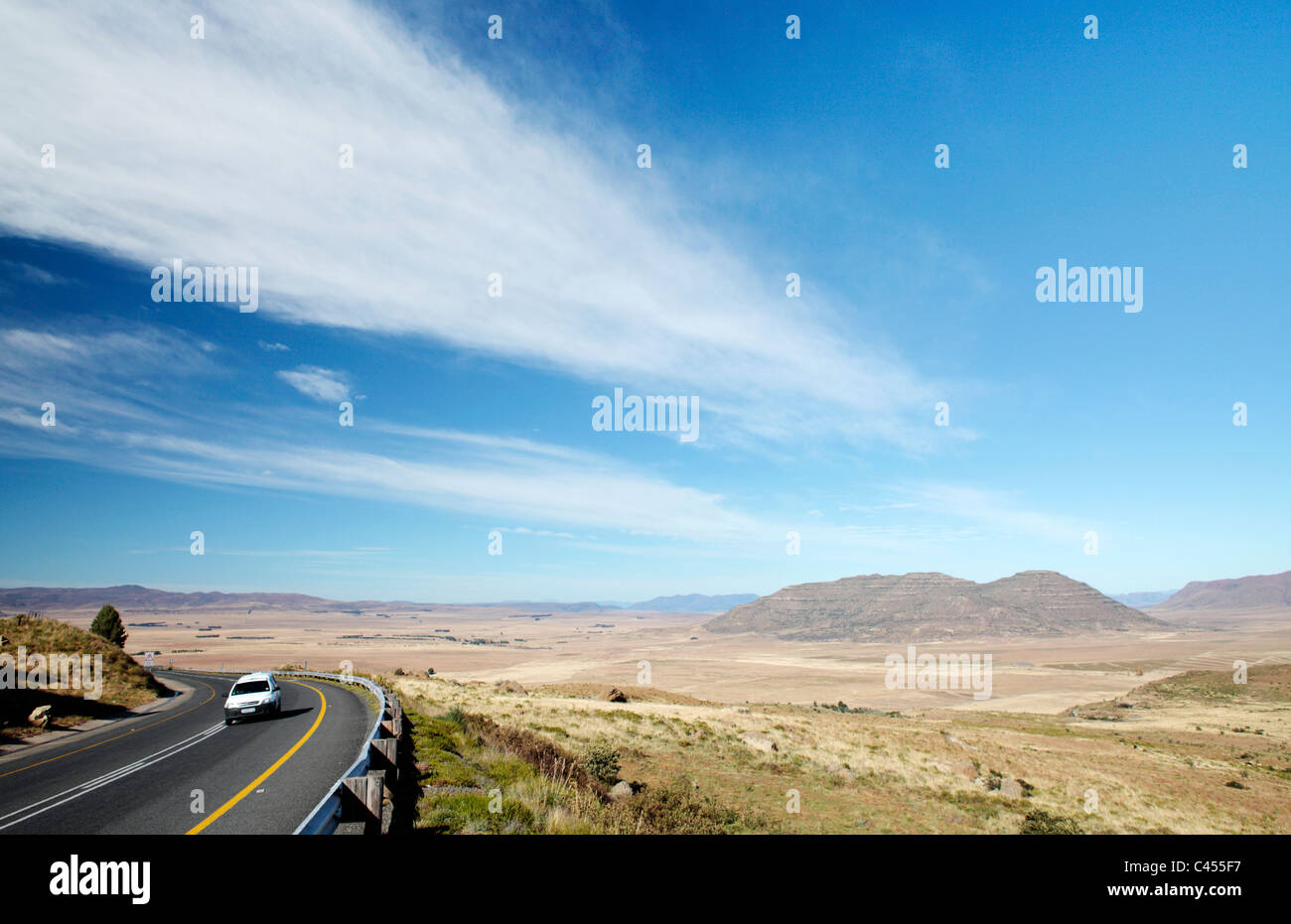 Penhoek Mountain Pass, nr Queenstown, Eastern Cape, South Africa Stock