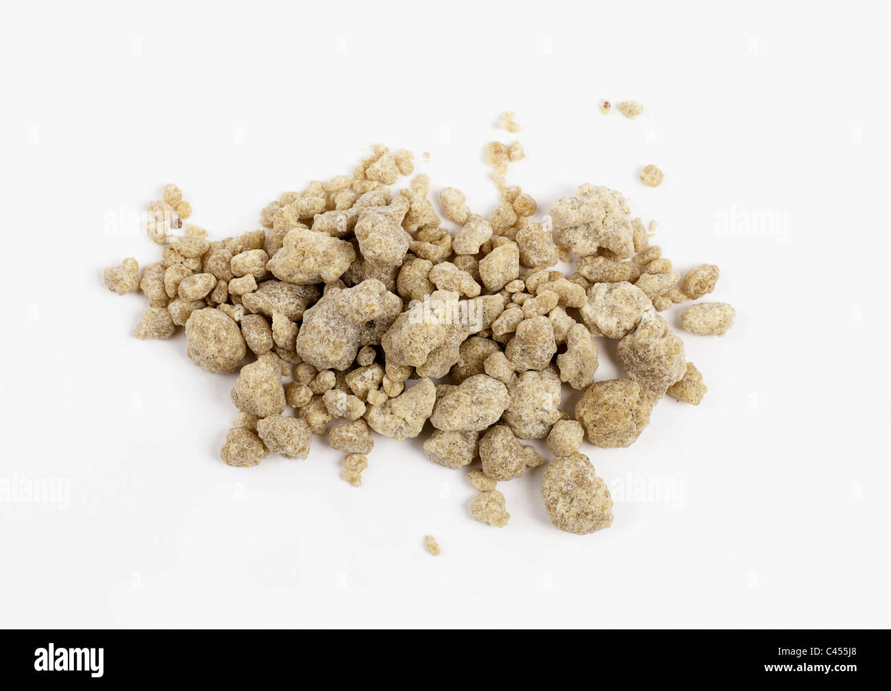 Asafoetida Asafetida Lumps On White Background High Resolution Stock