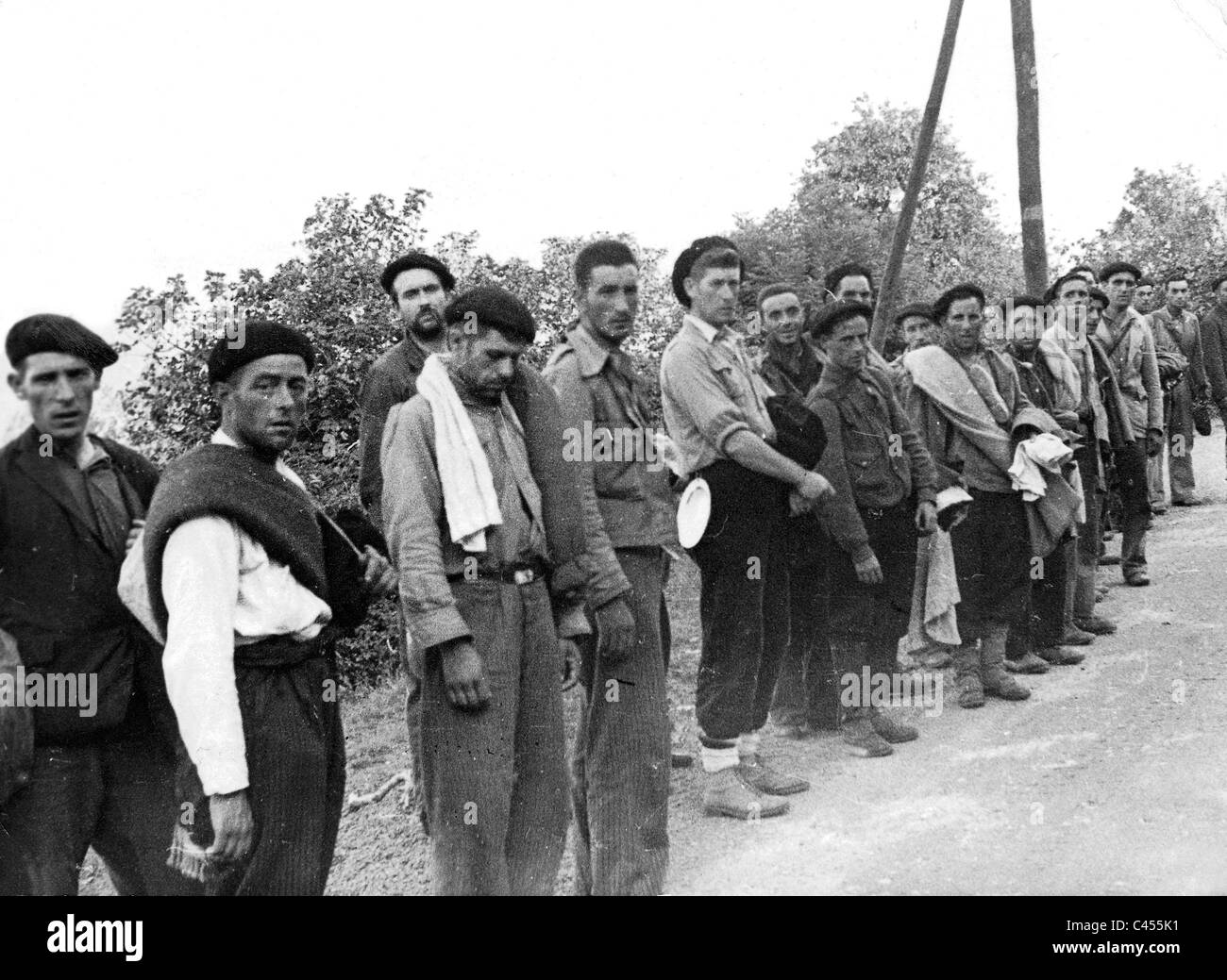 International Brigades in the Spanish Civil War Stock Photo