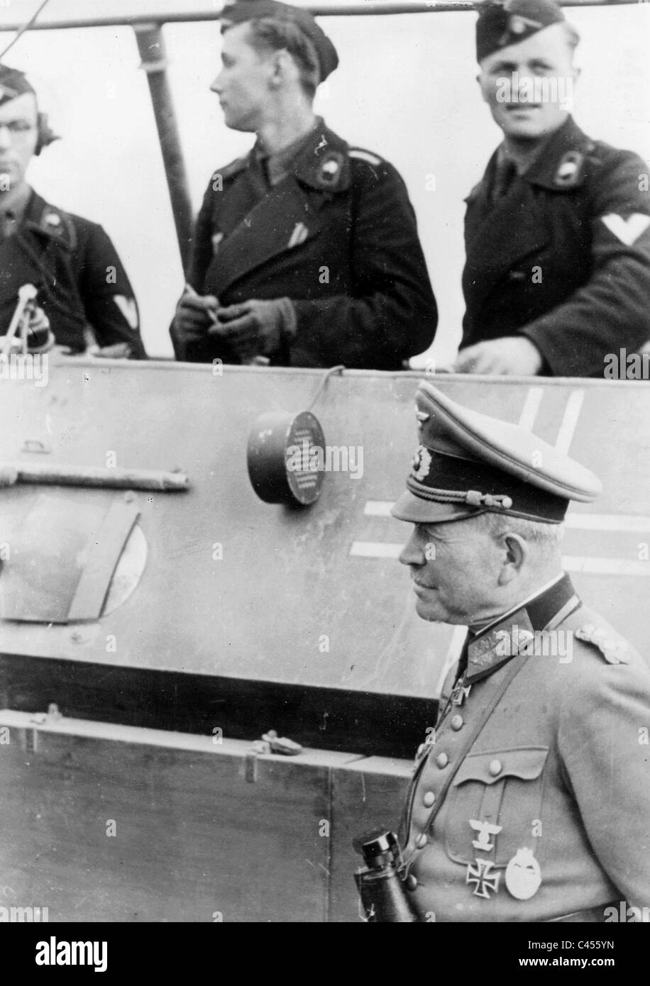 Heinz Guderian on the Eastern Front, 1941 Stock Photo