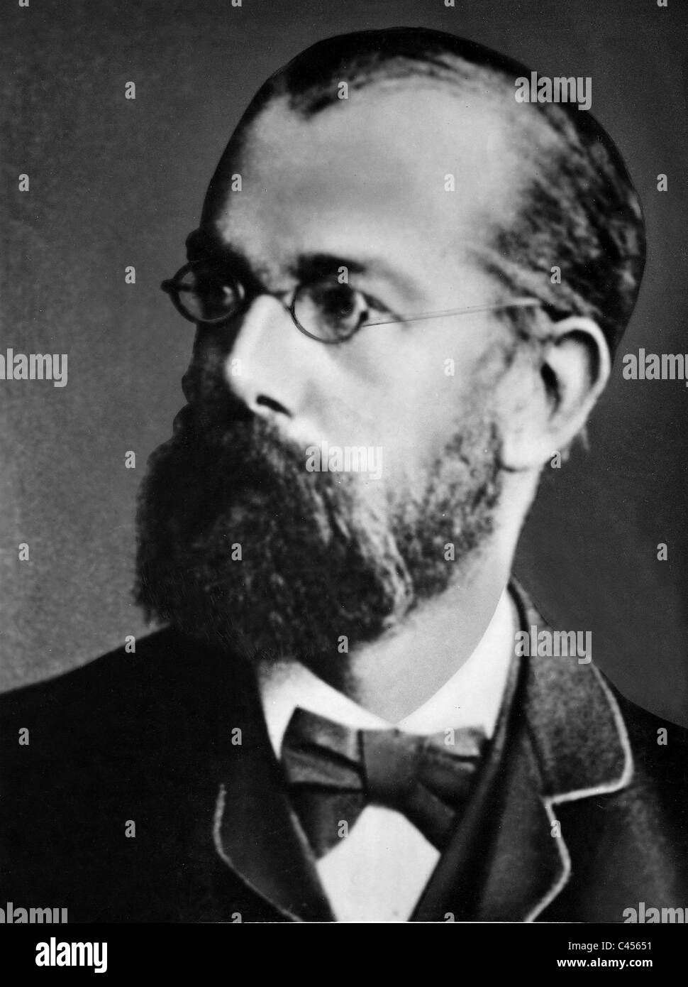 Robert Koch, 1884 Stock Photo