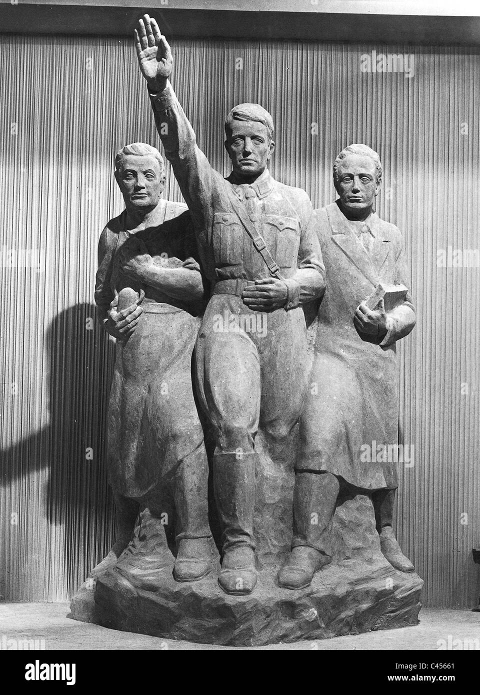 Das Denkmal der deutschen Arbeit 'Monument of the German Work' by Speer and Uhlen Stock Photo