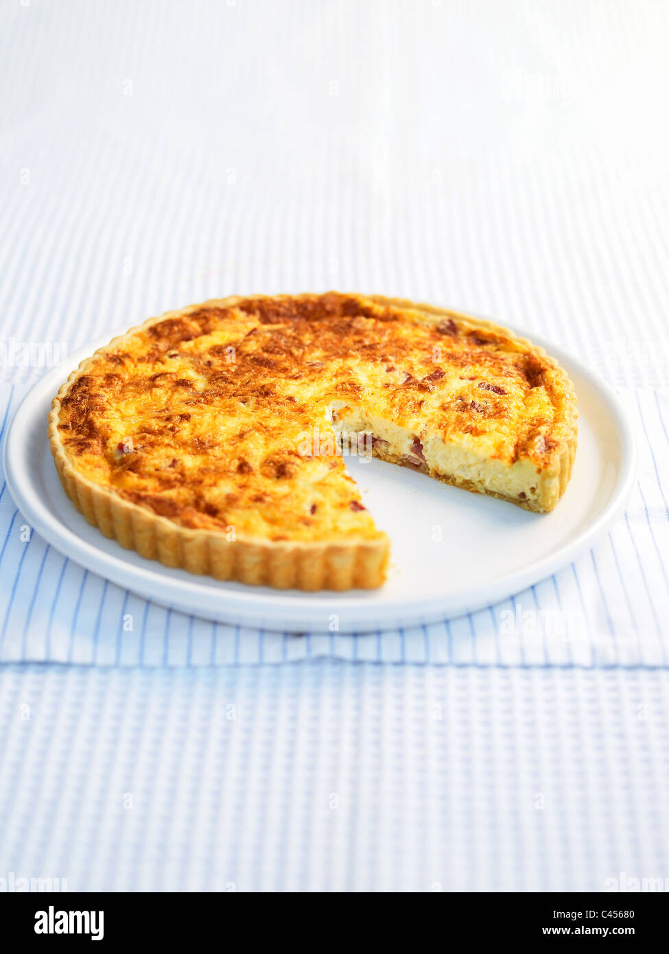 Horderves on plate stock image. Image of quiche, snack - 194643165