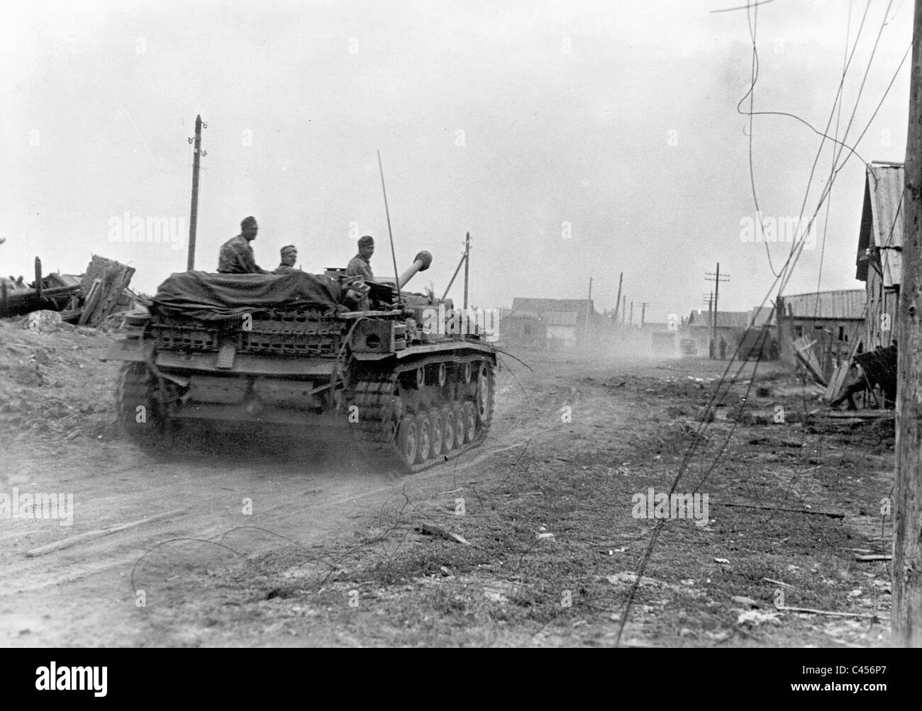 German StuG III in Stalingrad, 1942 Stock Photo