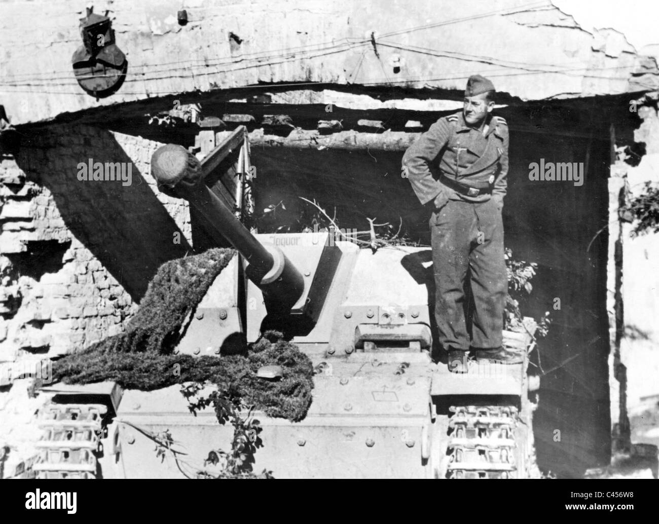 German StuG III on the Eastern Front, 1943 Stock Photo