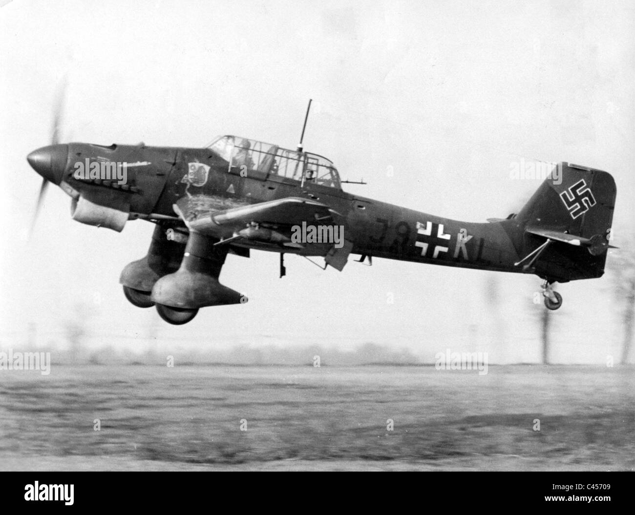 German Junkers Ju-87 1941 Stock Photo