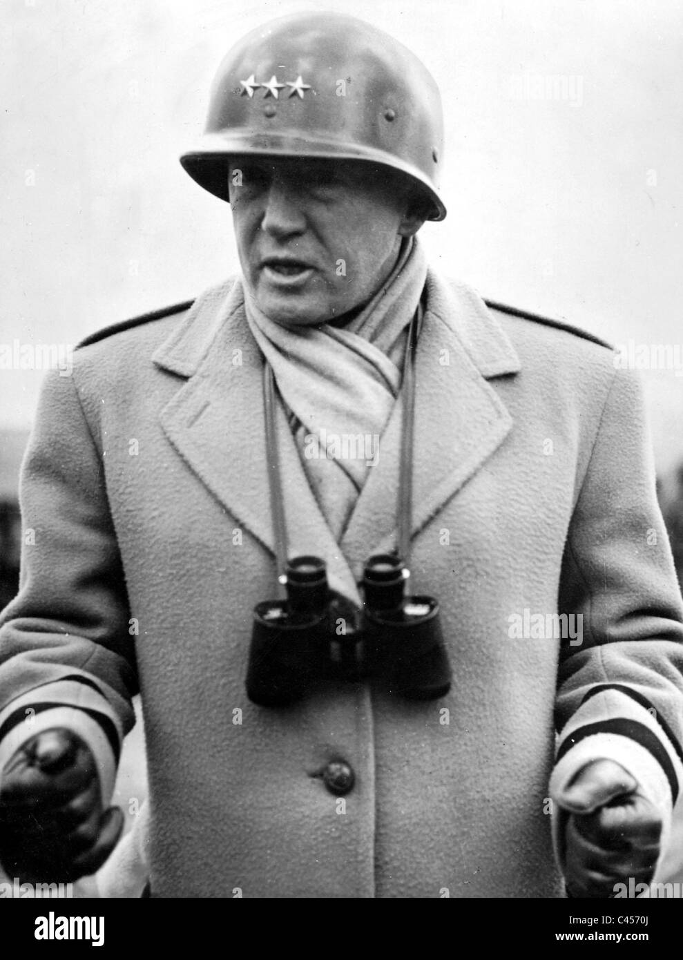 General George Patton Stock Photo