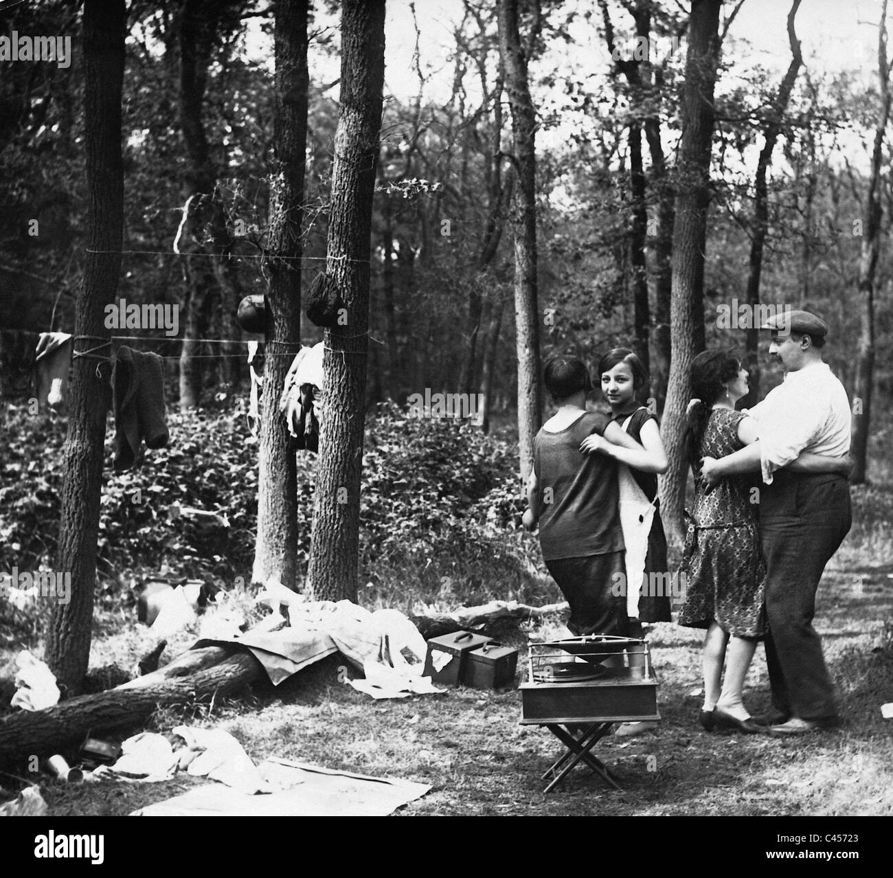 Picnic in the Grunewald, 1926 Stock Photo