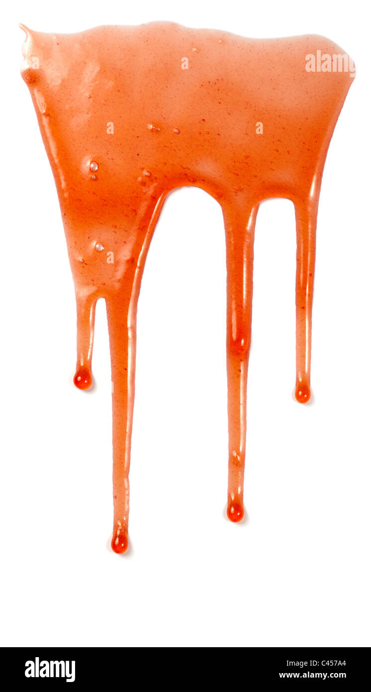 syrup leaking Stock Photo