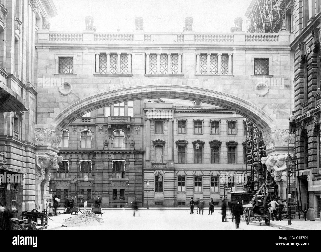 Deutsche Bank branch in the Franzoesischen street, 1909 Stock Photo