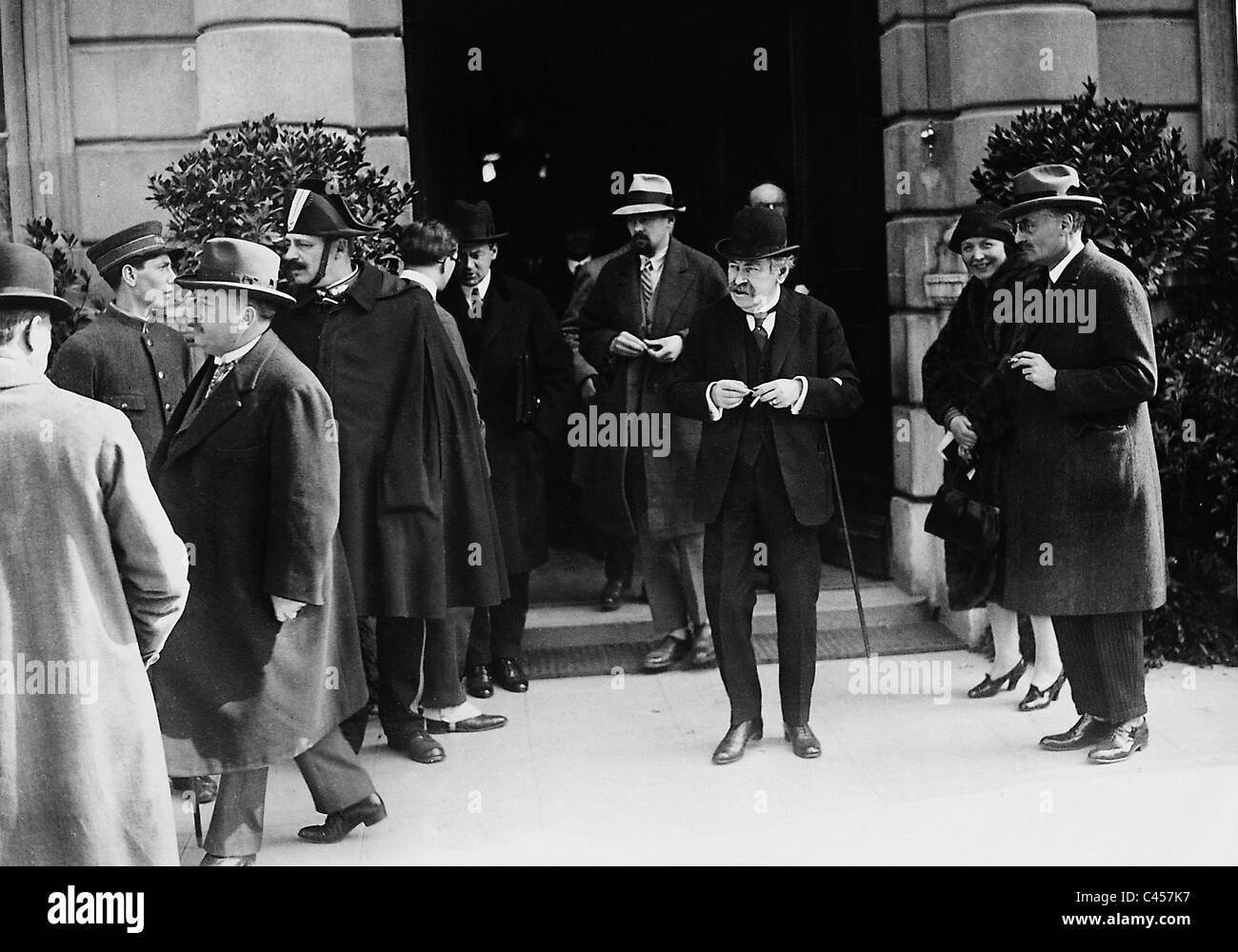 Aristide Briand in Geneva, 1926 Stock Photo