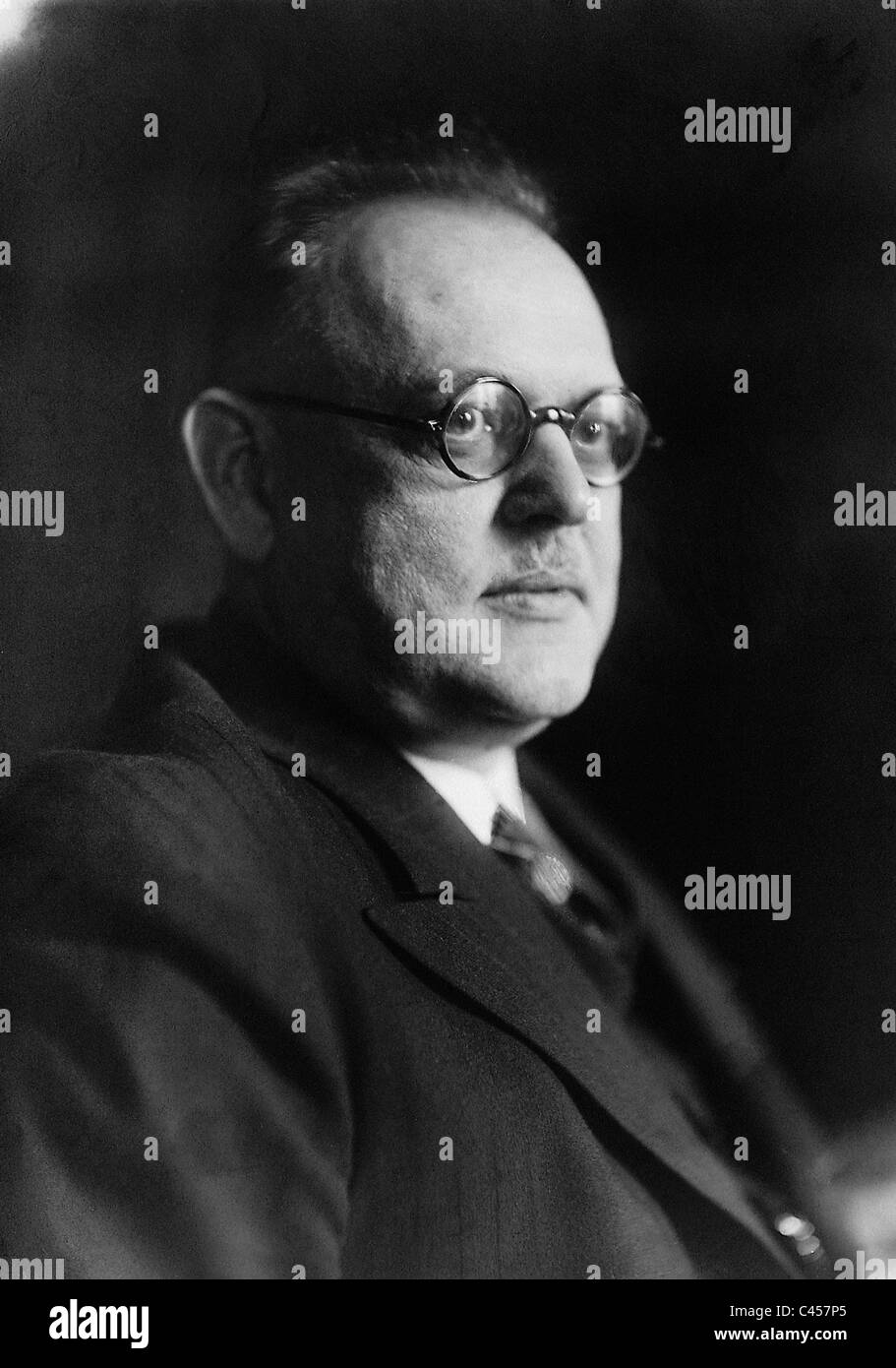 Hermann Mueller, 1930 Stock Photo