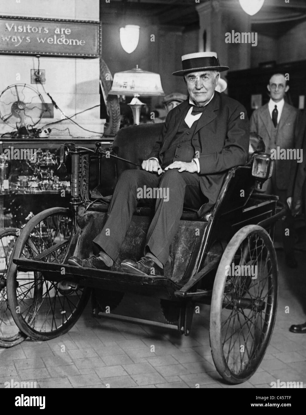 Thomas edison electric car Black and White Stock Photos & Images Alamy
