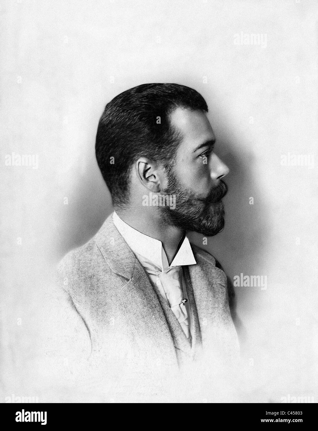 Czar Nicholas II of Russia, 1899 Stock Photo