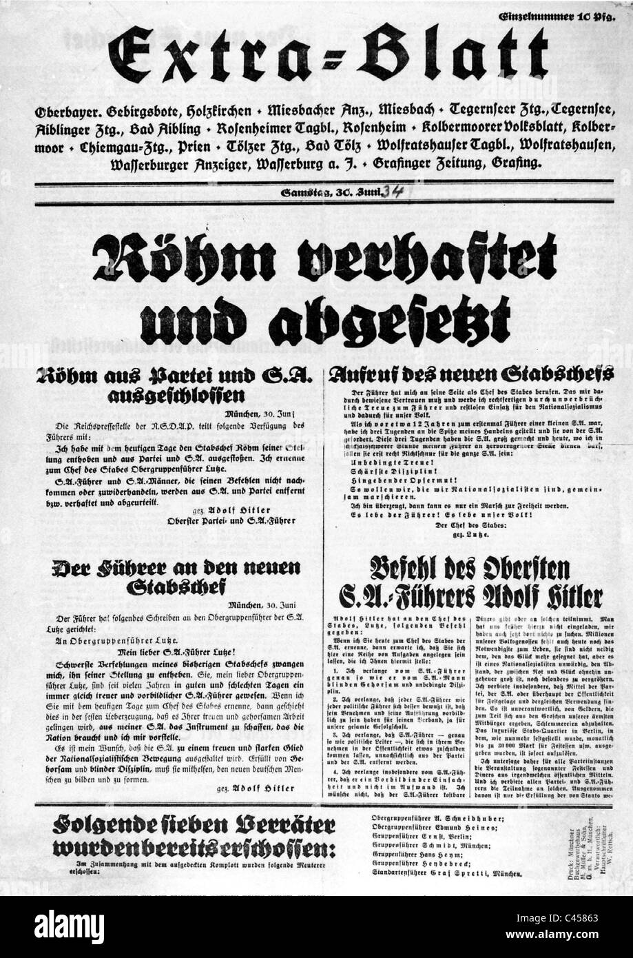 rГ¶hm putsch rГ¶hm putsch