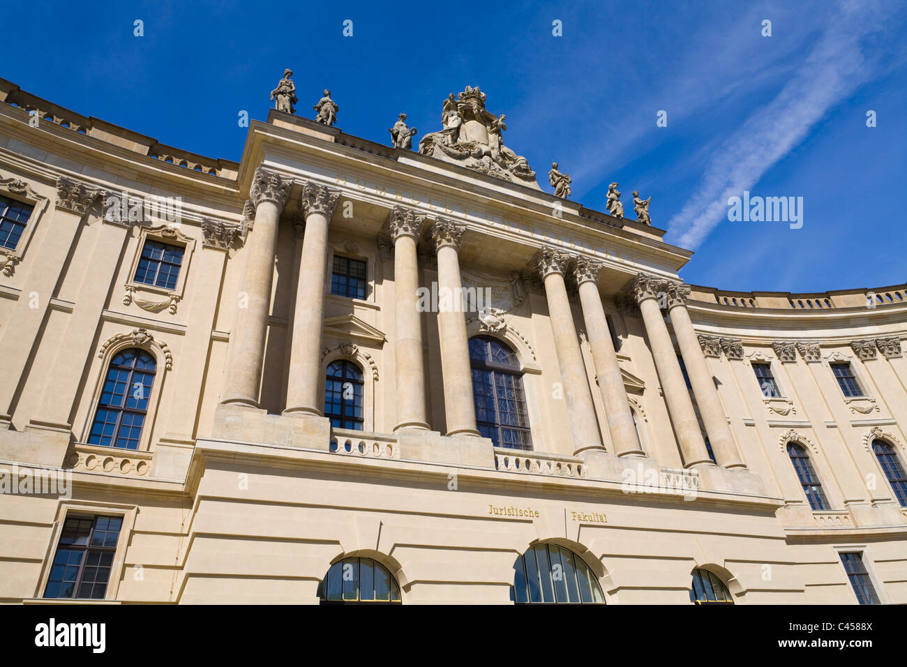 Humboldt University, former Royal Library at Bebelplatz Berlin Germany Europe Stock Photo
