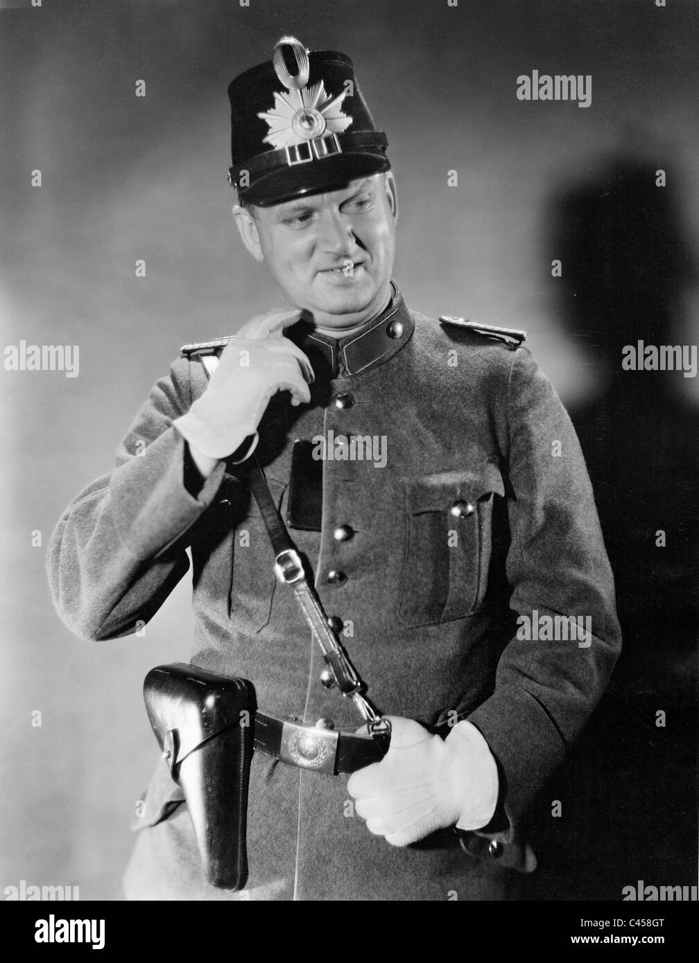 Prussian policeman, 1930 Stock Photo