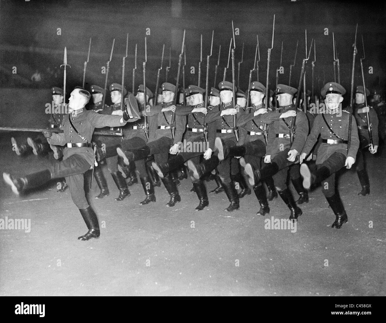 Police parade, 1937 Stock Photo