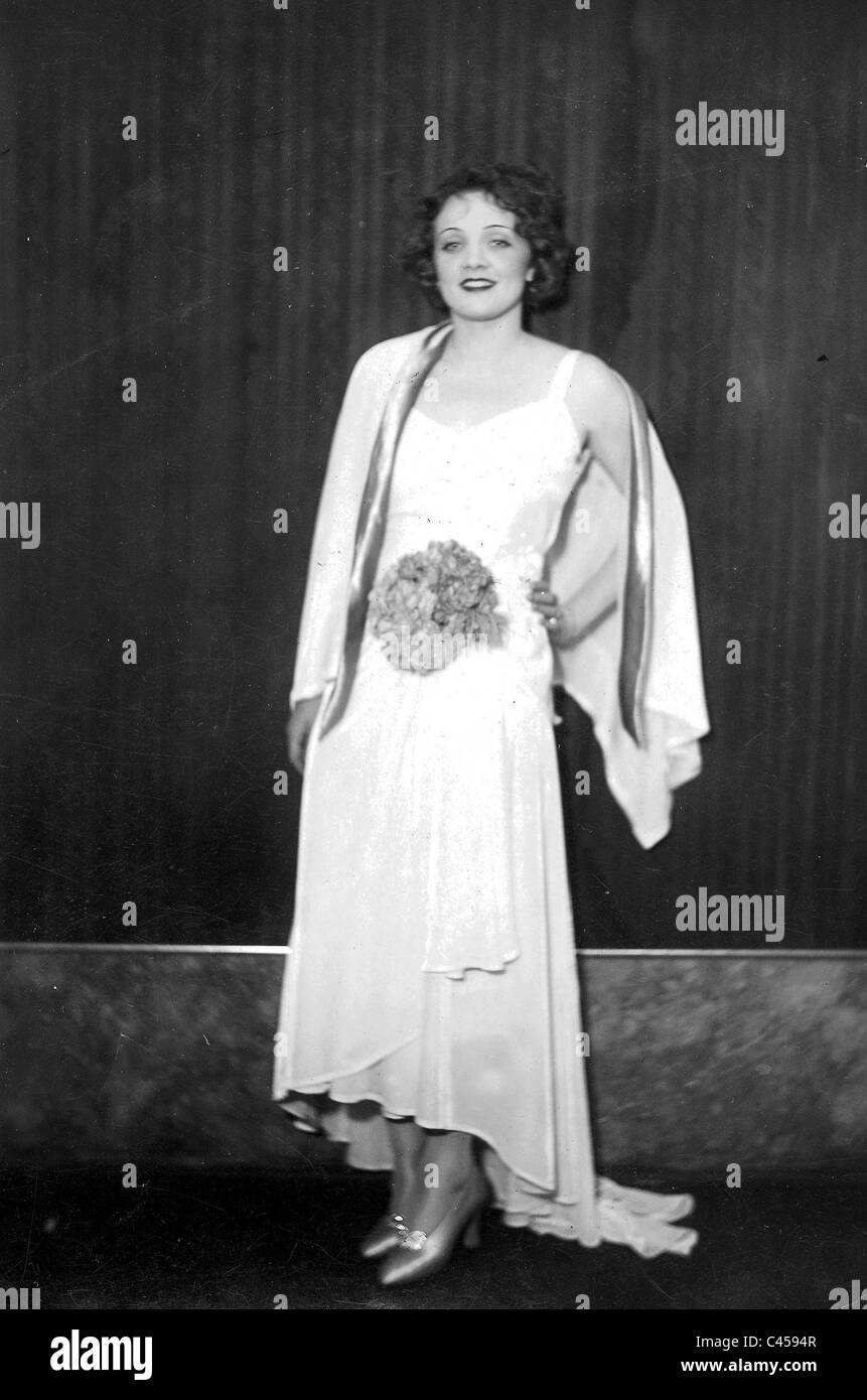 Marlene Dietrich in the 1930s Stock Photo