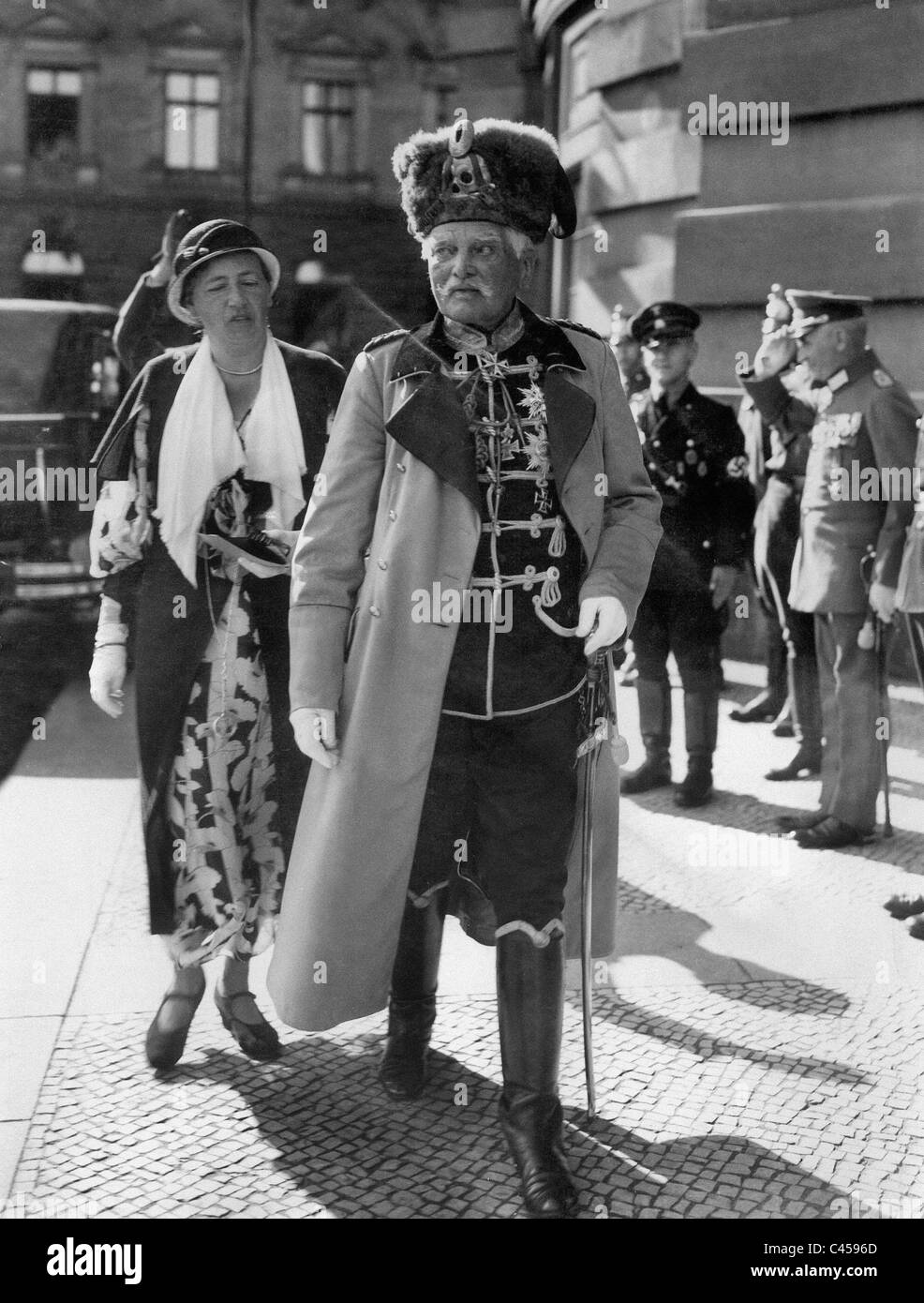August von Mackensen at the opening of the Prussian State Council, 1933 Stock Photo