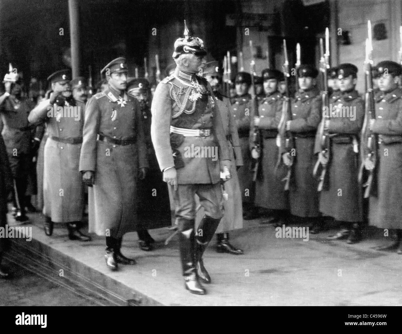 August von Mackensen with the Bulgarian Crown Prince Boris, 1916 Stock Photo