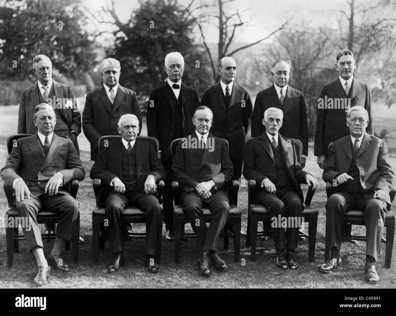 President Calvin Coolidge and his 1929 Stock Photo 36996429