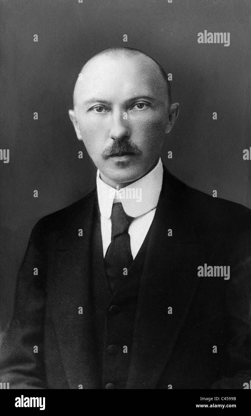 Konrad Adenauer, 1917 Stock Photo