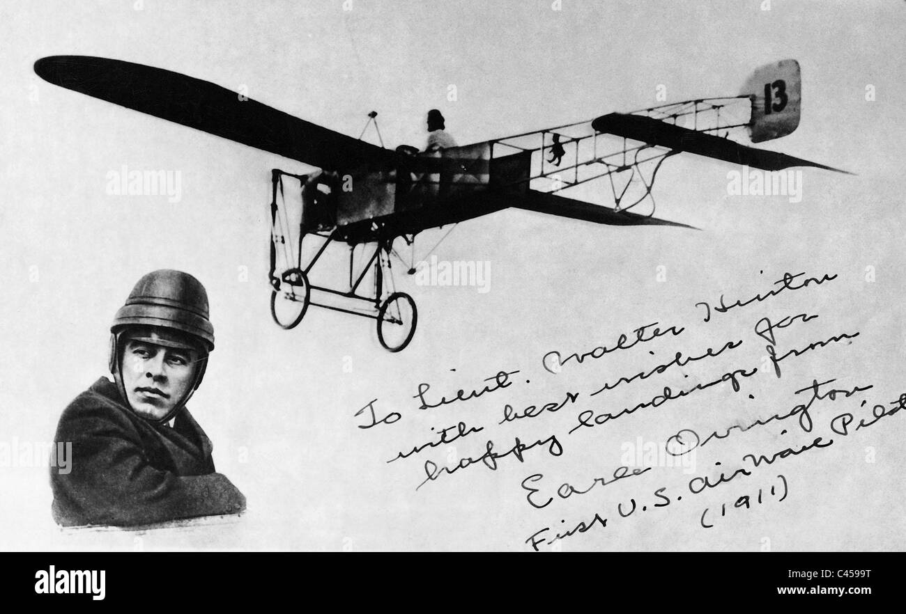 Earl L. Ovington, 1911 Stock Photo