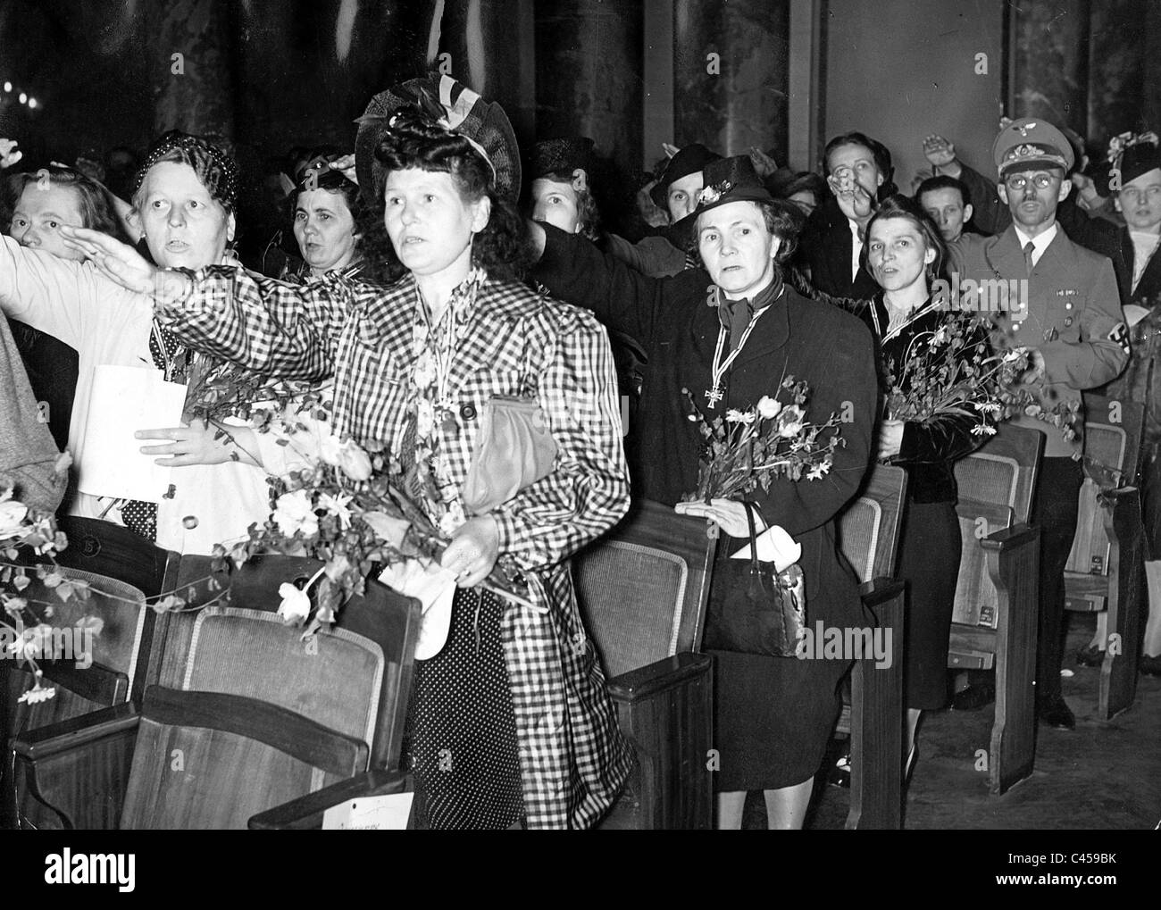 Awarding the Mother Cross in Berlin, 1942 Stock Photo