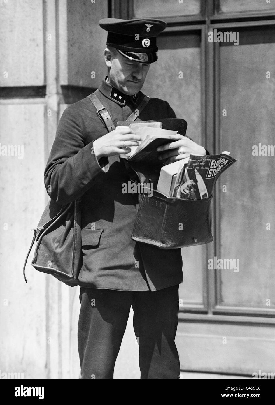 Postman, 1936 Stock Photo