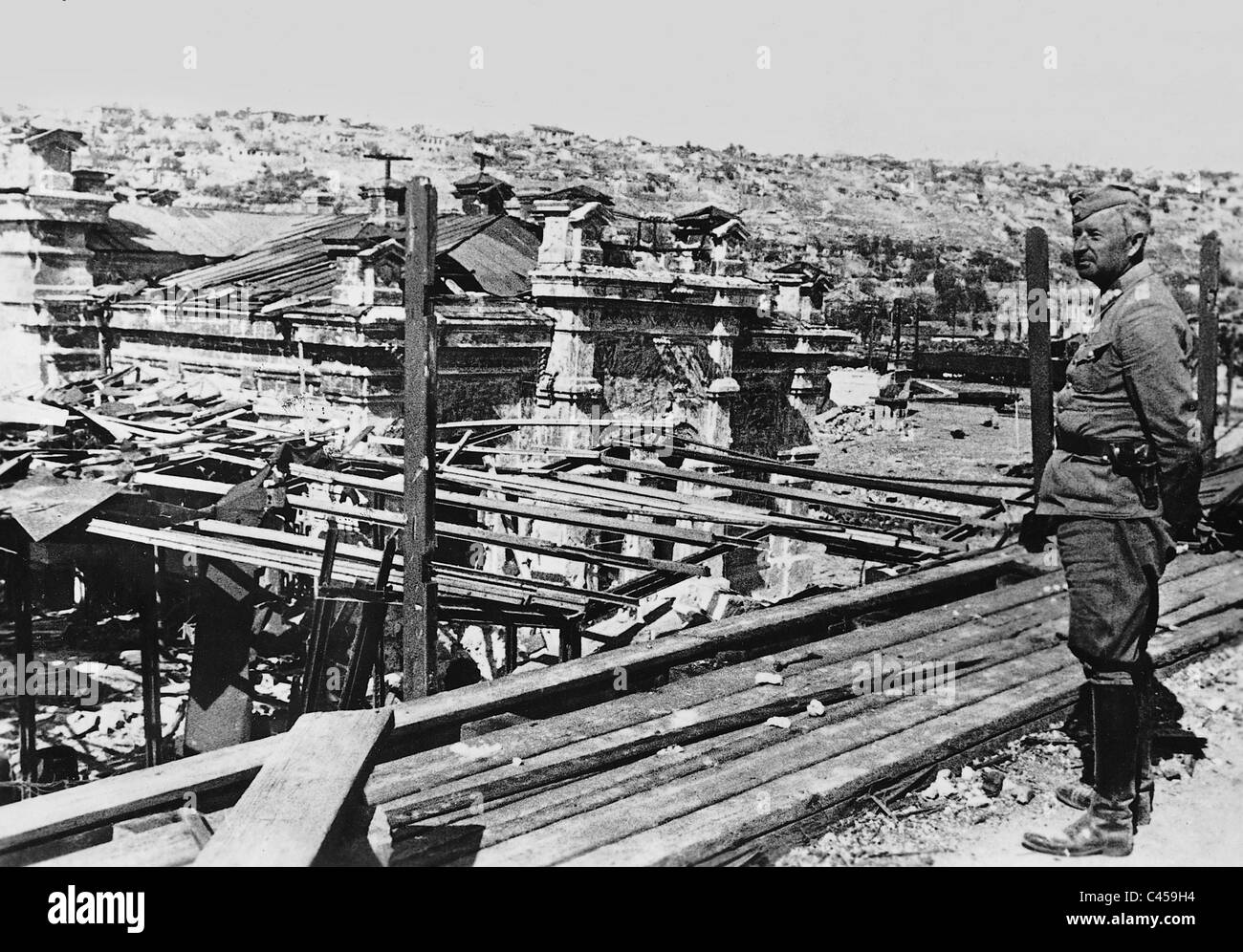 Erich von Manstein in Sevastopol, 1942 Stock Photo