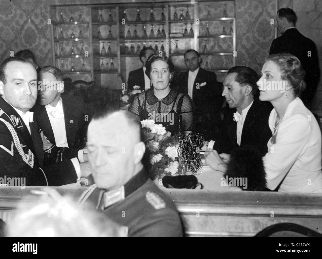 Executive Suite of the Goebbels' at the Press Ball in 1939 Stock Photo
