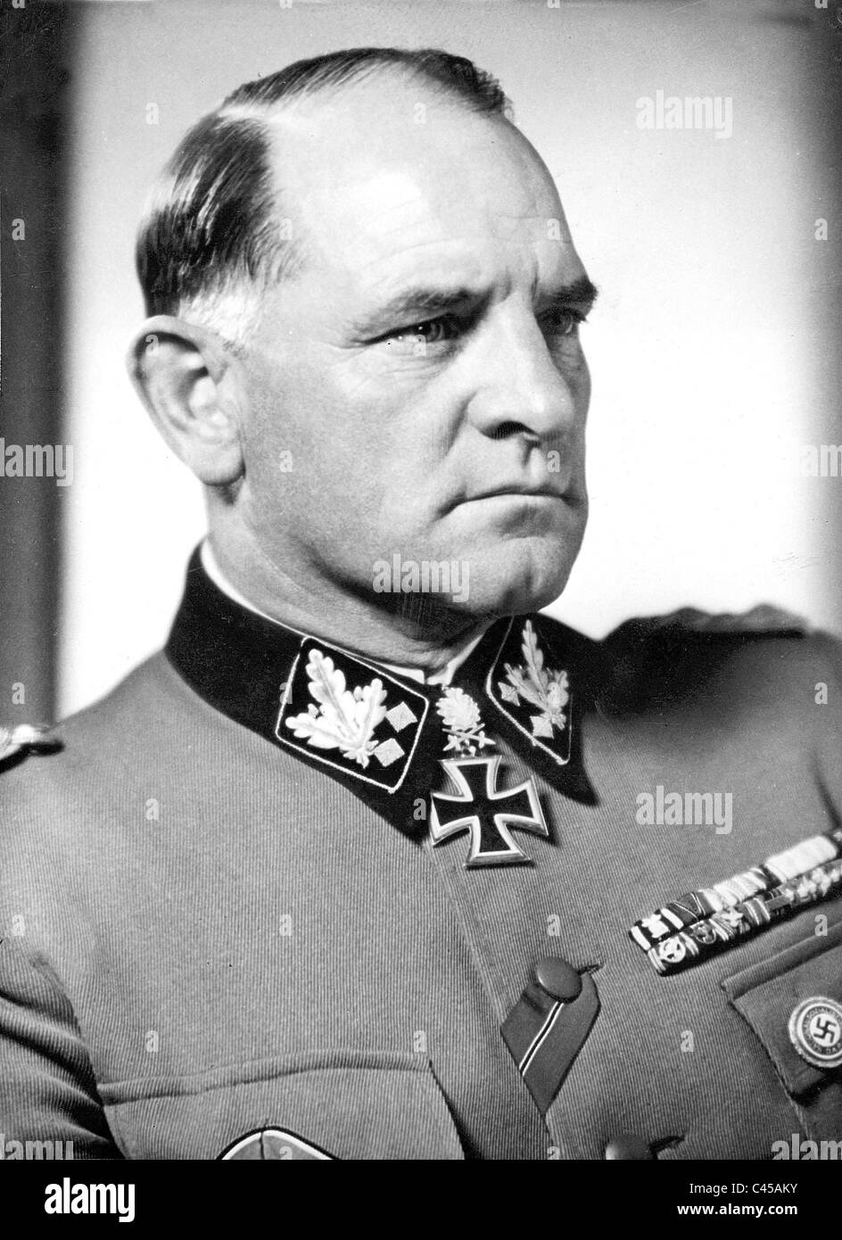 Sepp Dietrich, 1943 Stock Photo