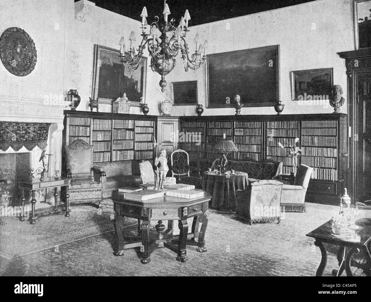 Interior of the Reich Chancellery Stock Photo