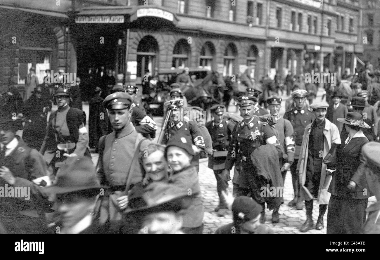 Entry of a Volunteer Corps unit into Munich, 1919