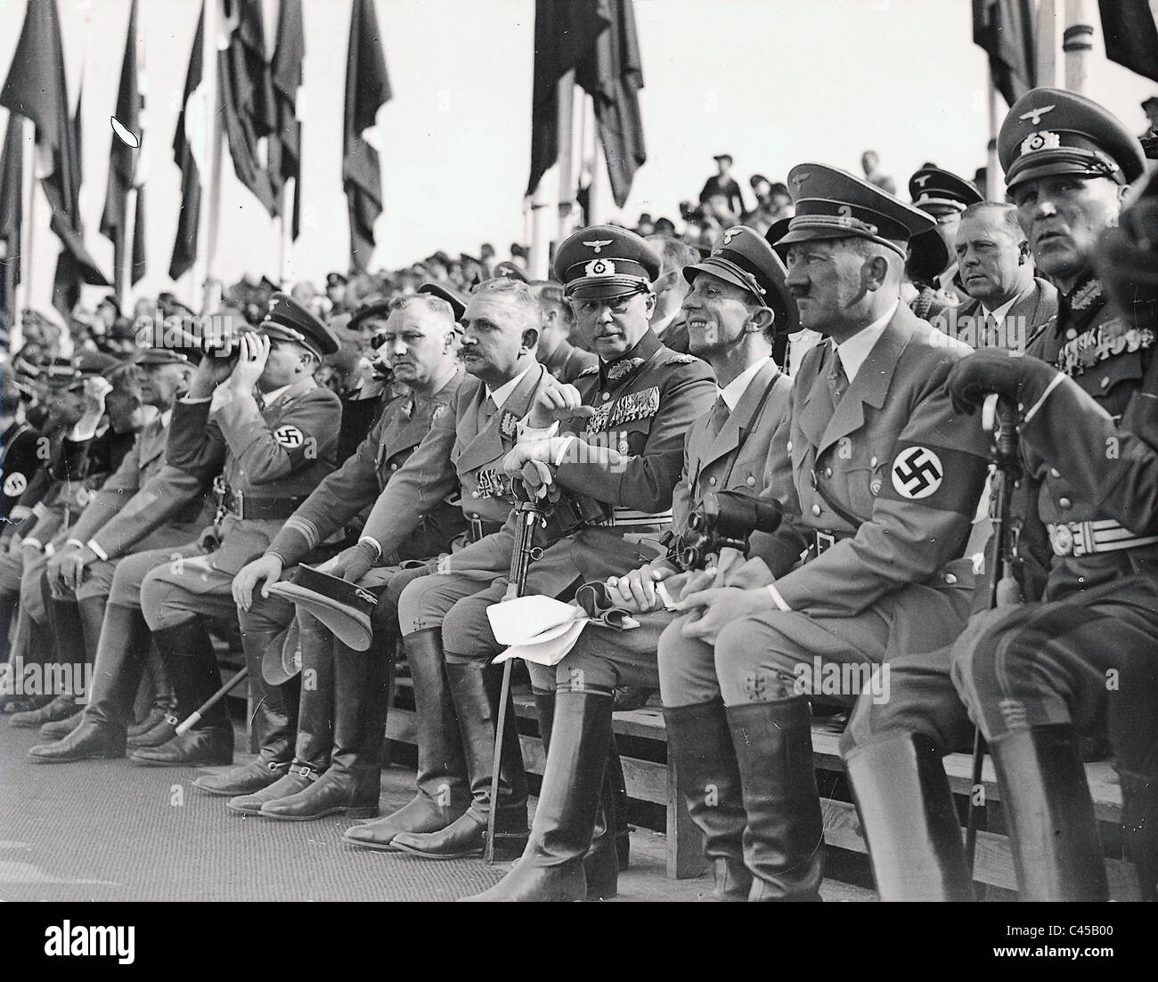 Hitler on the Bueckeberg, 1937 Stock Photo