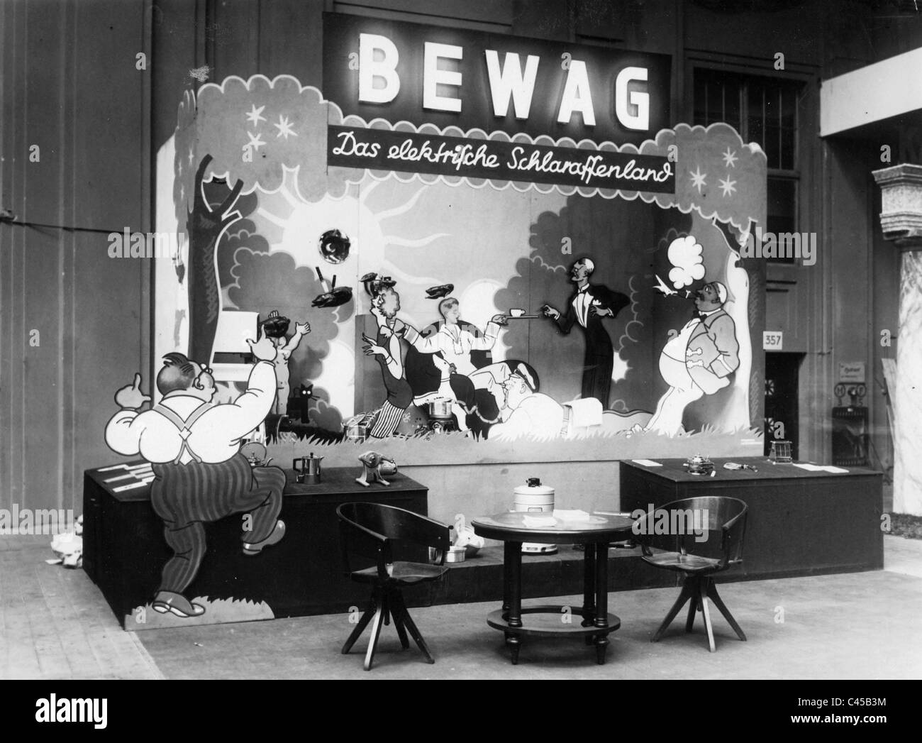 Advertisement for the electric company BEWAG, 1930 Stock Photo