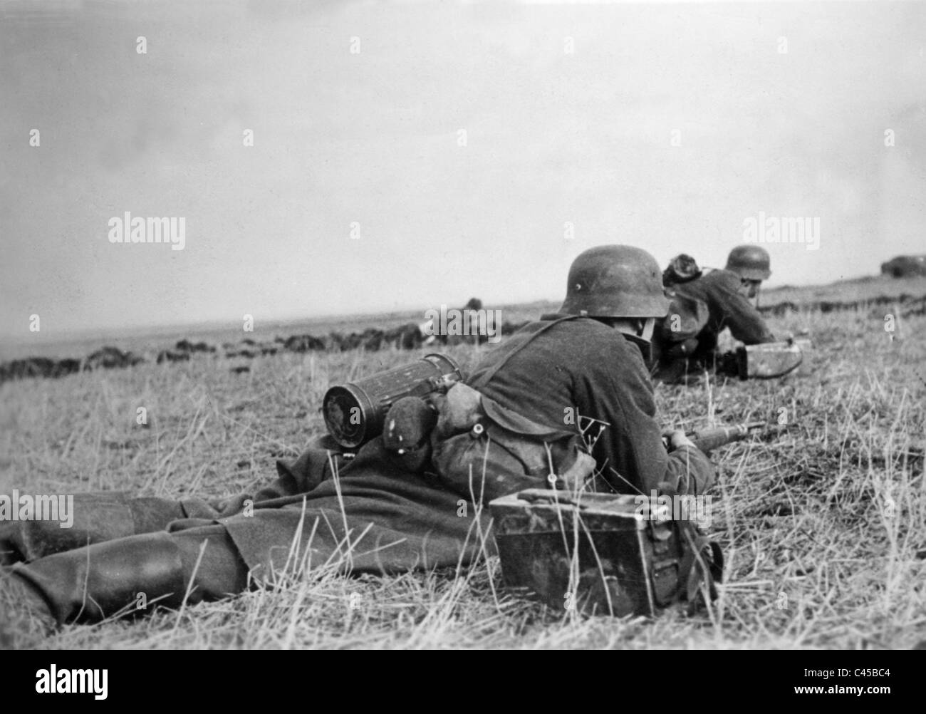 Nazi German soldiers in Feodosia, 1942 Stock Photo