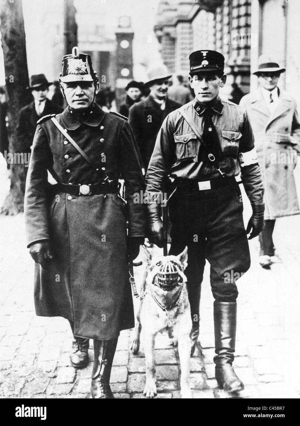 Nazi auxiliary pol Stock Photo