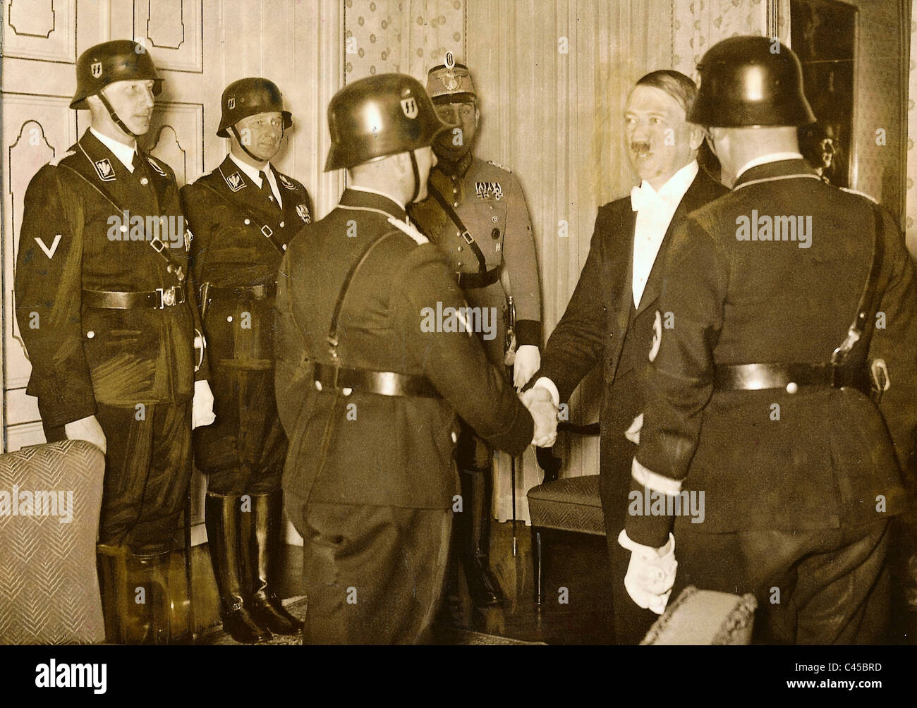 Hitler's birthday, 1938 Stock Photo