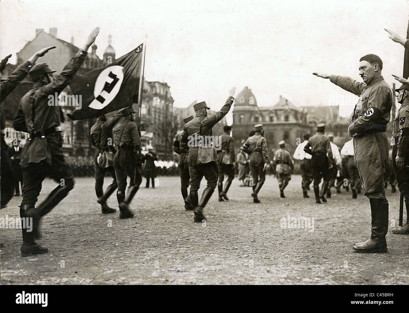 Hitler in Brunswick Stock Photo