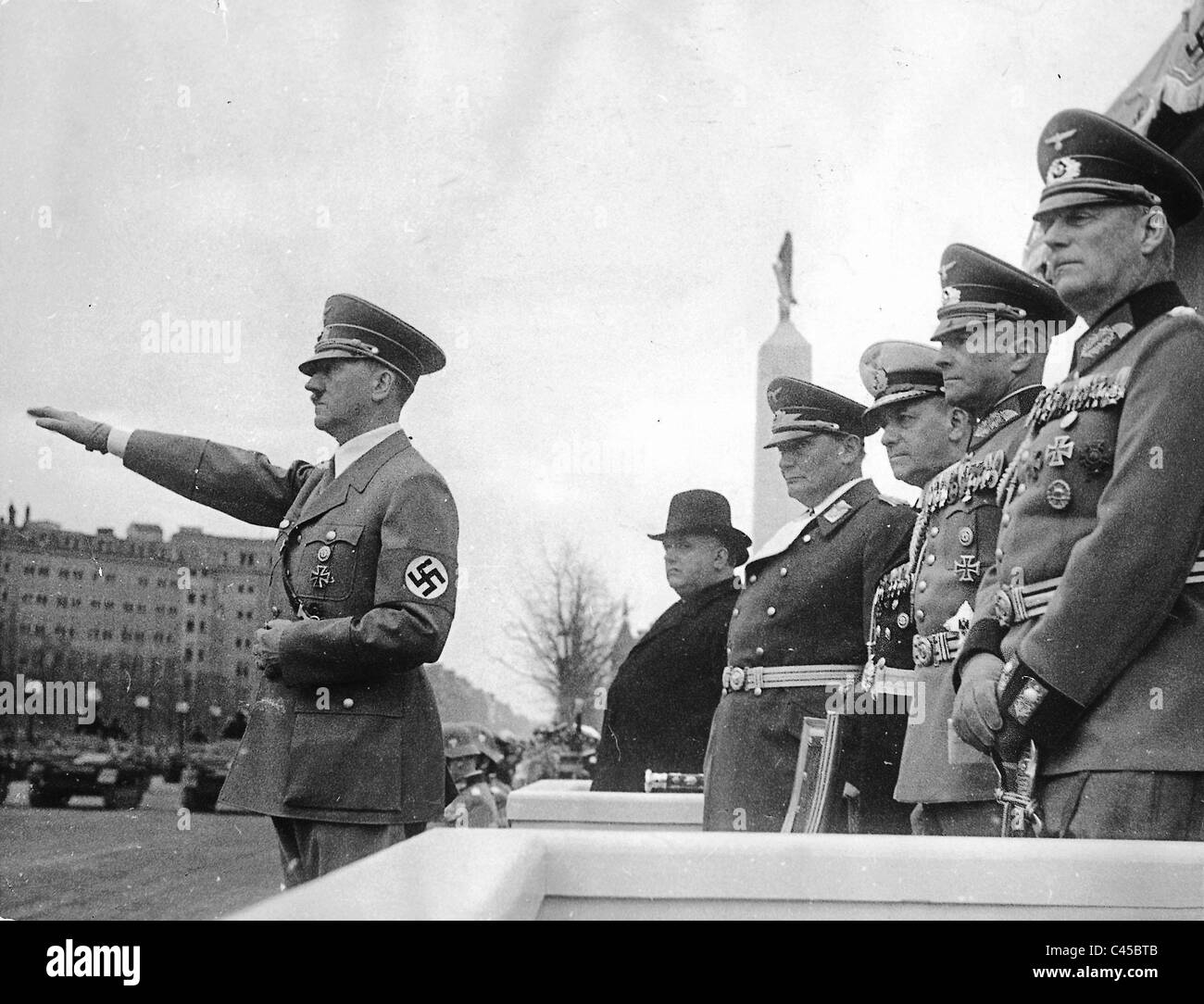 Hitler 50th Birthday, 1939 Stock Photo