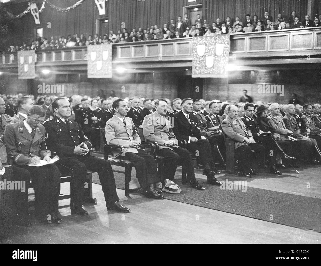 Hitler in Munich, 1938 Stock Photo