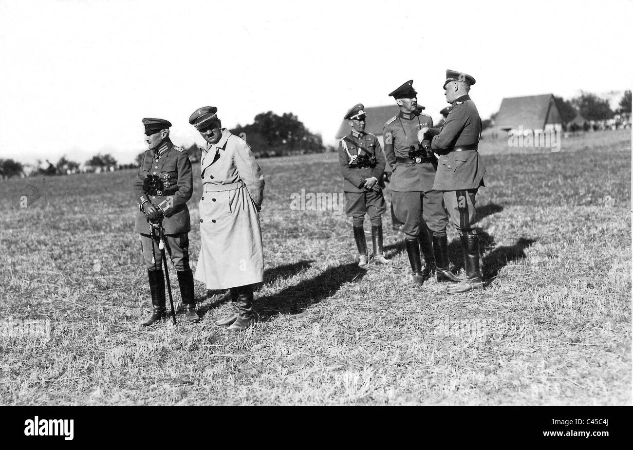 Hitler, Albrecht von Wuerttemberg, 1933 Stock Photo